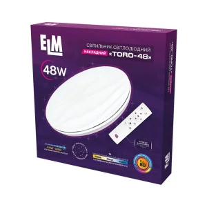 Світильник стельовий з пультом ДК ELM Toro 48W 3000-6500К IP20 26-0117 UA