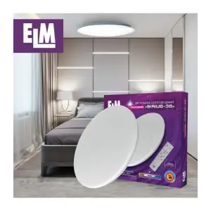 Світильник стельовий з пультом ДУ ELM Sirius 36W 3000-6500К IP20 (26-0074) UA