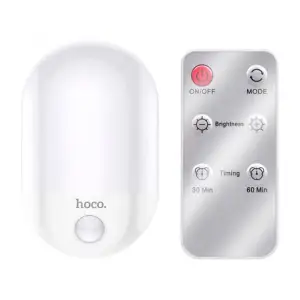 Світильник нічний Hoco DL05 Pharus sensing night light White (DL05W) UA