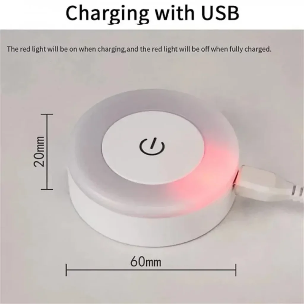 Лампа світильник нічник LED SK сенсорний перемикач MicroUSB White (1005006451355248WH) UA