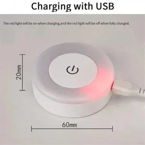 Лампа світильник нічник LED SK сенсорний перемикач MicroUSB White (1005006451355248WH) UA