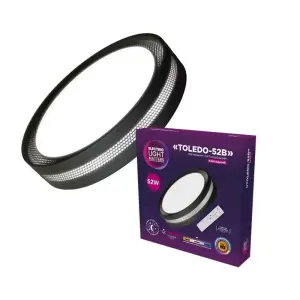 Світильник накладний світлодіодний круглий ELM Toledo 52W 3000-6500К IP20 (26-0136) UA
