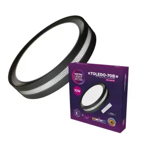 Світильник накладний світлодіодний круглий ELM Toledo 70W 3000-6500К IP20 (26-0137) UA