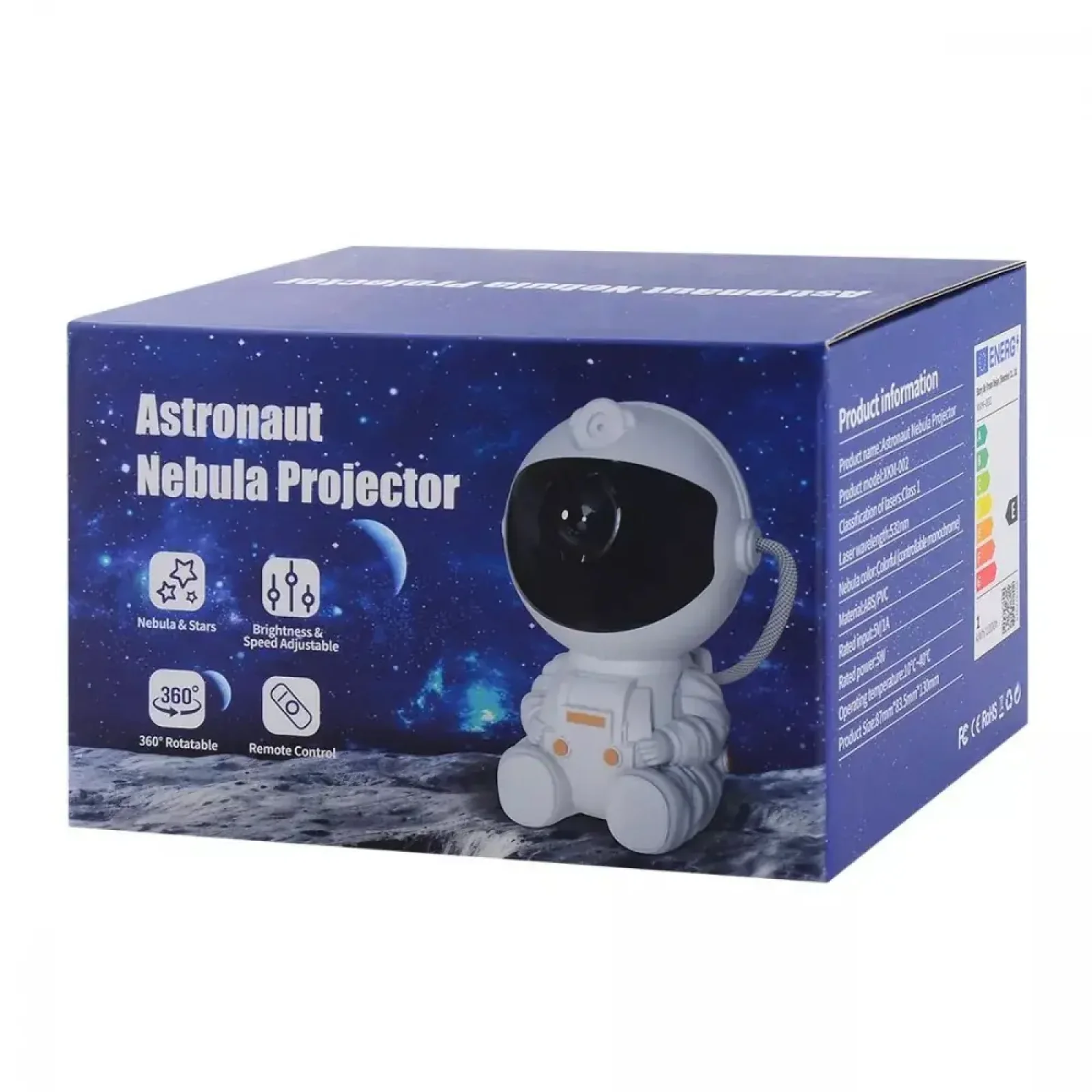 Лазерний нічник-проектор зоряного неба PRC Nebula Spectrum Type-C (59874) UA
