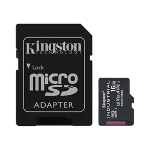 Карта пам`ятi MicroSDHC 16GB UHS-I/U3 Class 10 Kingston Industrial + SD-adapter (SDCIT2/16GB) UA