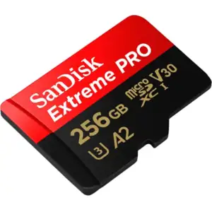 Карта памяти MicroSDXC 256GB UHS-I U3 R200/W140MB/s SanDisk Extreme Pro V30 + SD-адаптер (SDSQXCD-256G-GN6MA) UA