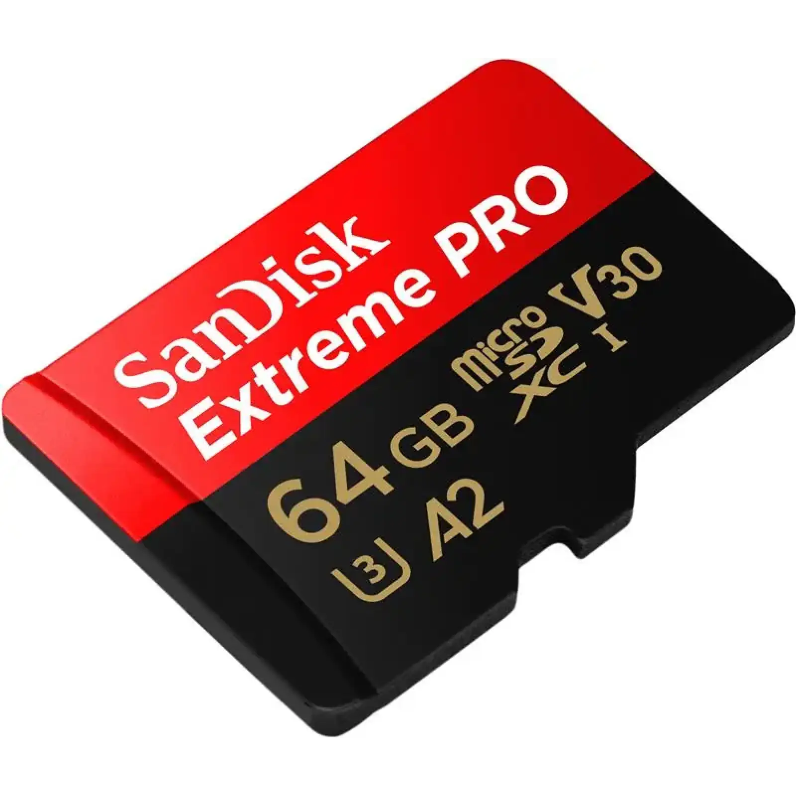 Карта памяти MicroSDXC 64GB UHS-I U3 R200/W90MB/s SanDisk Extreme Pro V30 + SD-адаптер (SDSQXCU-064G-GN6MA) UA