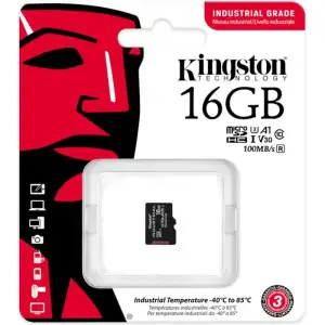 Карта пам`ятi MicroSDHC 16GB UHS-I/U3 Class 10 Kingston Industrial (SDCIT2/16GBSP) UA