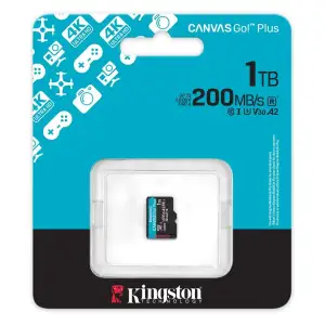 Карта памяти MicroSDXC 1TB UHS-I/U3 Class 10 Kingston Canvas Go! Plus R200/W160MB/s (SDCG4/1TBSP) UA