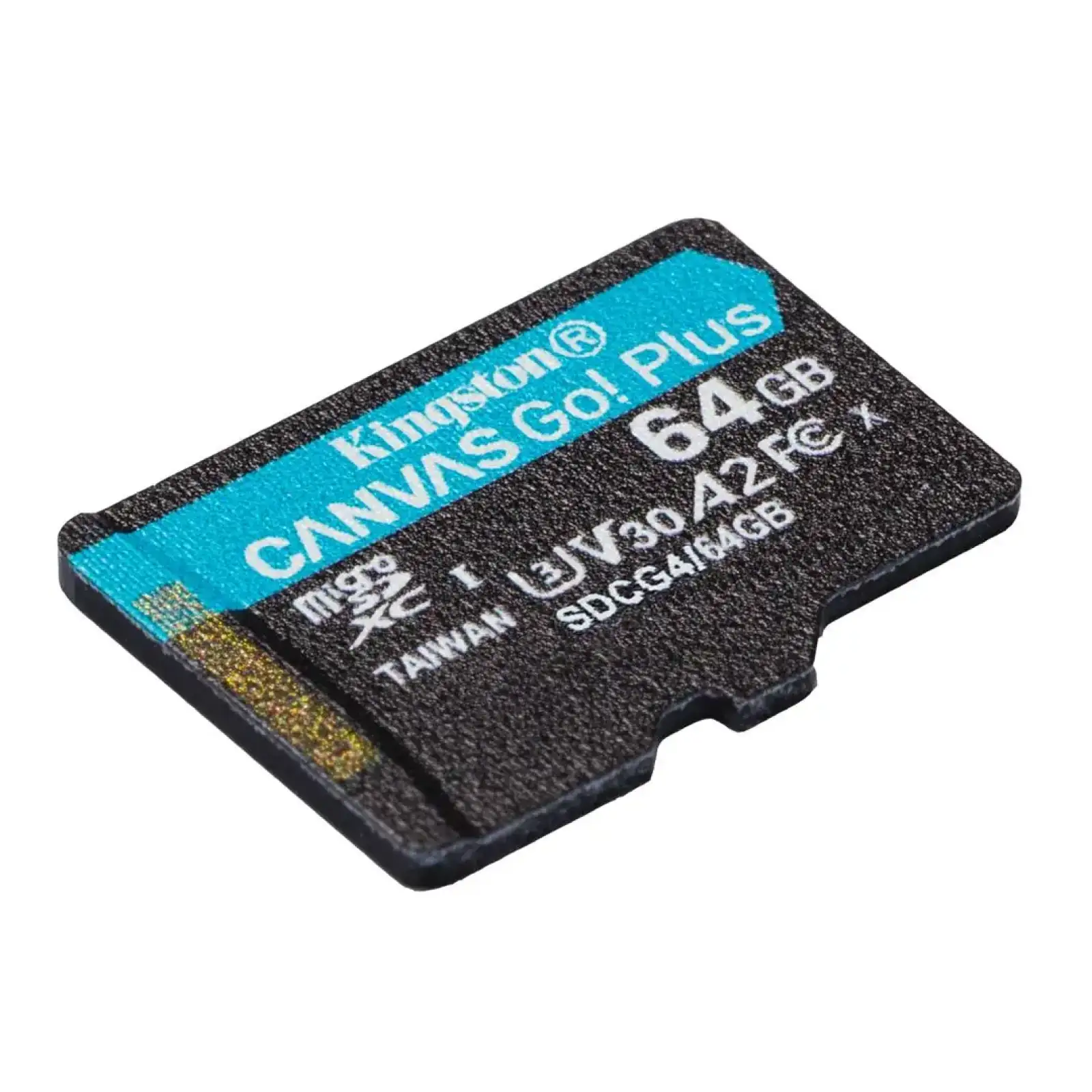 Карта пам`яті MicroSDXC 64GB UHS-I/U3 Class 10 Kingston Canvas Go! Plus R200/W200MB/s (SDCG4/64GBSP) UA