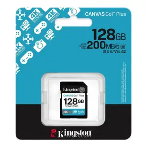 Карта памяти SDXC 128GB UHS-I/U3 Class 10 Kingston Canvas Go! Plus R200/W200MB/s (SDG4/128GB) UA
