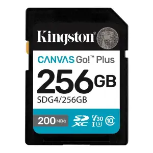 Карта пам`ятi SDXC 256GB UHS-I/U3 Class 10 Kingston Canvas Go! Plus R200/W160MB/s (SDG4/256GB) UA