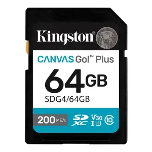 Карта пам`ятi SDXC 64GB UHS-I/U3 Class 10 Kingston Canvas Go! Plus R200/W200MB/s (SDG4/64GB) UA