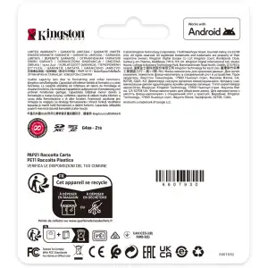Карта пам`яті MicroSDXC 128GB UHS-I Class 10 Kingston Canvas Select Plus R150MB/s (SDCS3/128GBSP) UA
