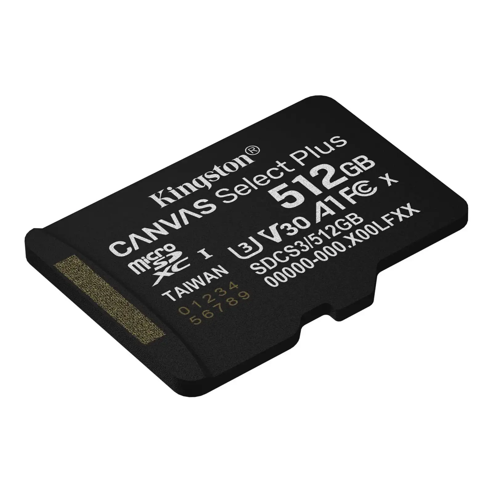 Карта пам`яті MicroSDXC 512GB UHS-I Class 10 Kingston Canvas Select Plus R150MB/s (SDCS3/512GBSP) UA