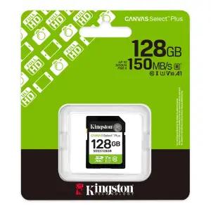Карта пам`яті SDXC 128GB UHS-I Class 10 Kingston Canvas Select Plus R150MB/s (SDS3/128GB) UA