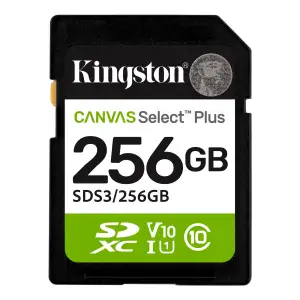 Карта пам`яті SDXC 256GB UHS-I Class 10 Kingston Canvas Select Plus R150MB/s (SDS3/256GB) UA