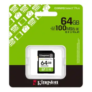 Карта пам`яті SDXC 64GB UHS-I Class 10 Kingston Canvas Select Plus R100MB/s (SDS3/64GB) UA