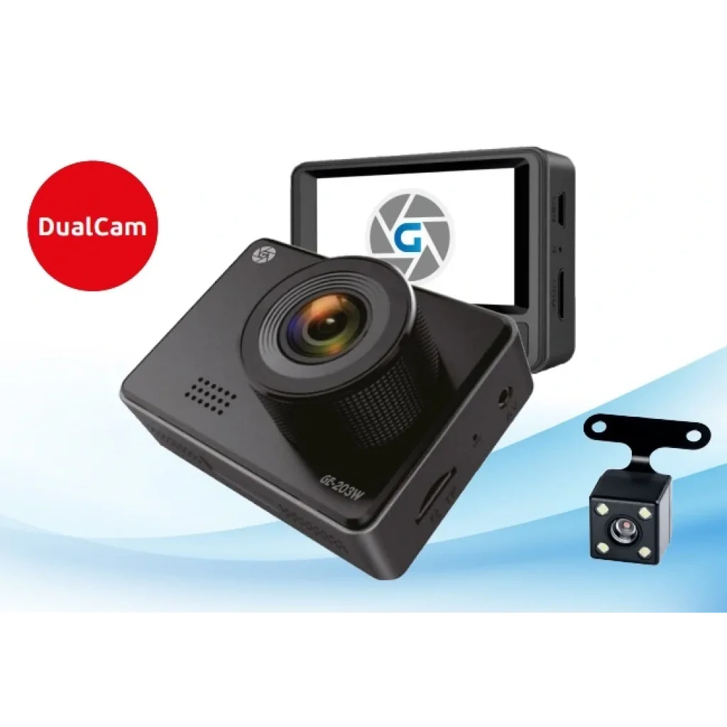 Видеорегистратор Globex GE-203W (Dual Cam) UA