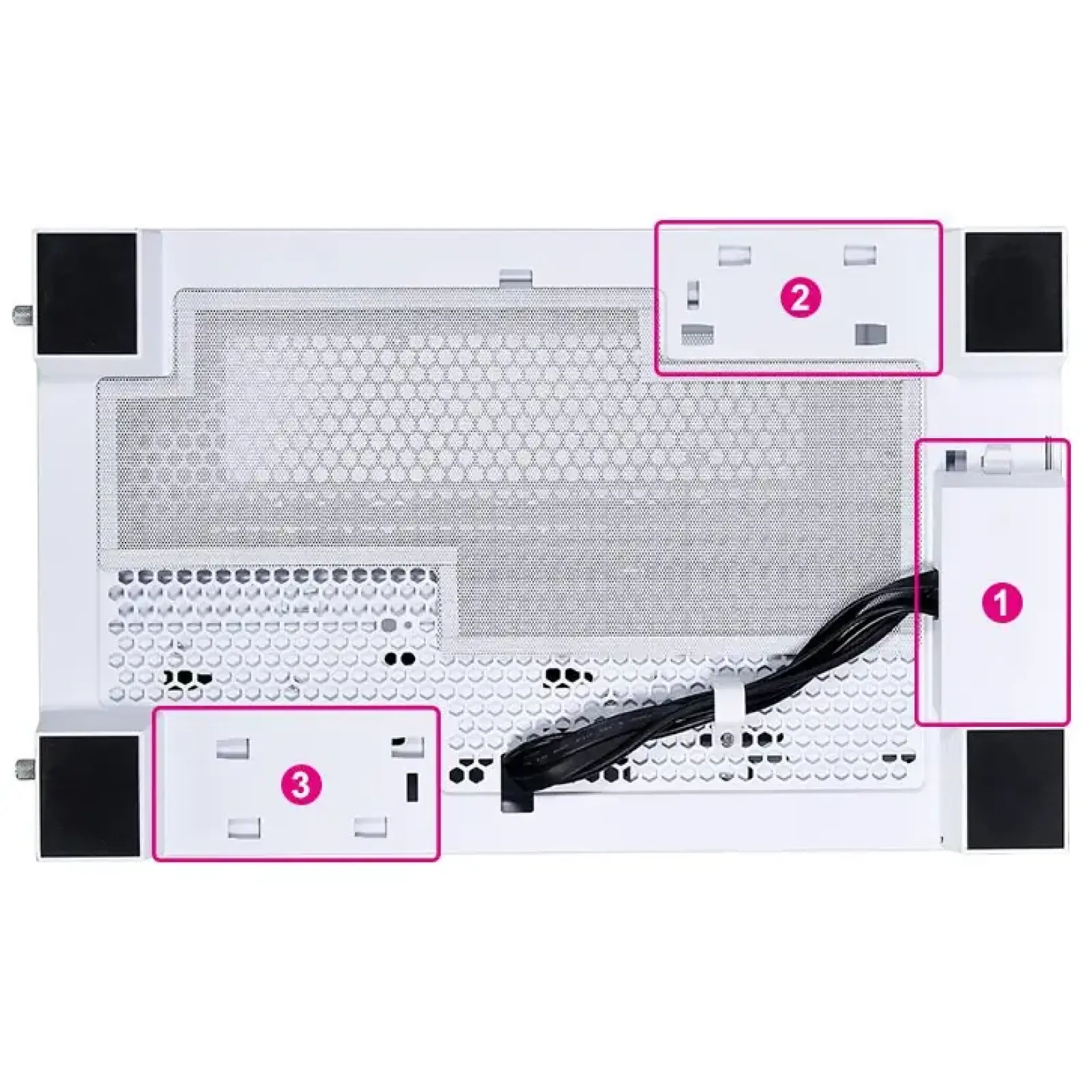 Додатковий USB-хаб для корпусів Lian Li O11D EVO(Additional IO Kit), Black (G89.O11DE-3X.00) UA