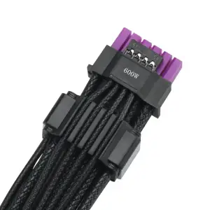 Кабель для видеокарты Asus ROG Equalizer 12V-2x6 ATX 3.1 & PCIe 5.1 Black (90YE00BN-B0QA00) UA