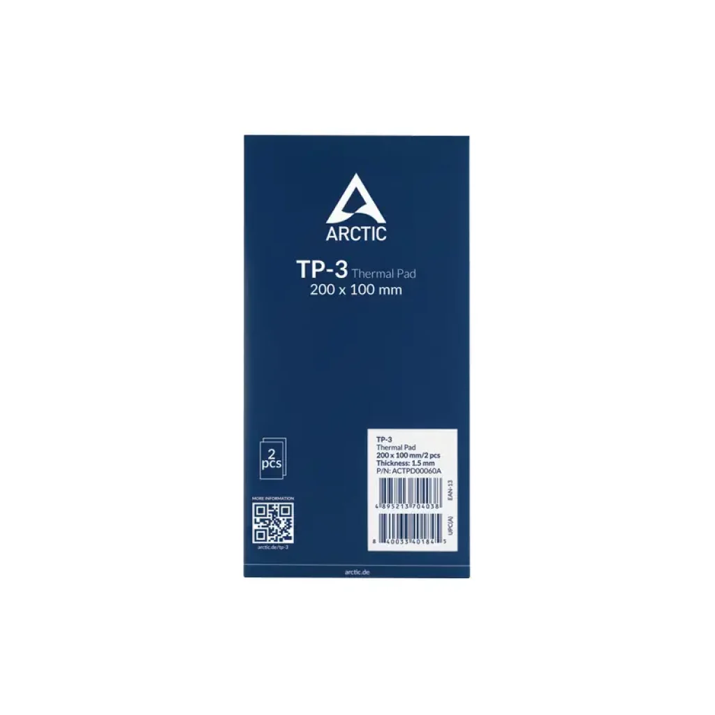 Термопрокладка Arctic Cooling TP-3 (ACTPD00060A) 200х100х1.5 мм 2 шт UA