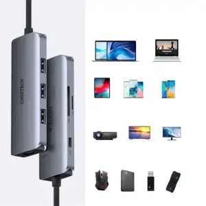 Концентратор Choetech HUB-M19 7 in 1 USB-C to HDMI Multiport Adapter UA