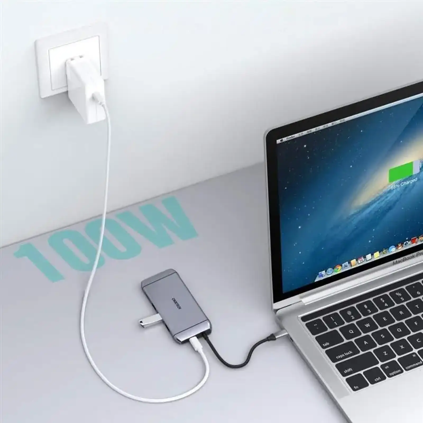 USB-хаб Choetech HUB-M15 USB Type-C 9-в-1 UA