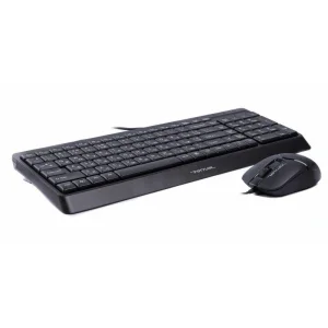 Комплект (клавиатура, мышь) A4Tech F1512 Black USB, F1512 (Black) UA