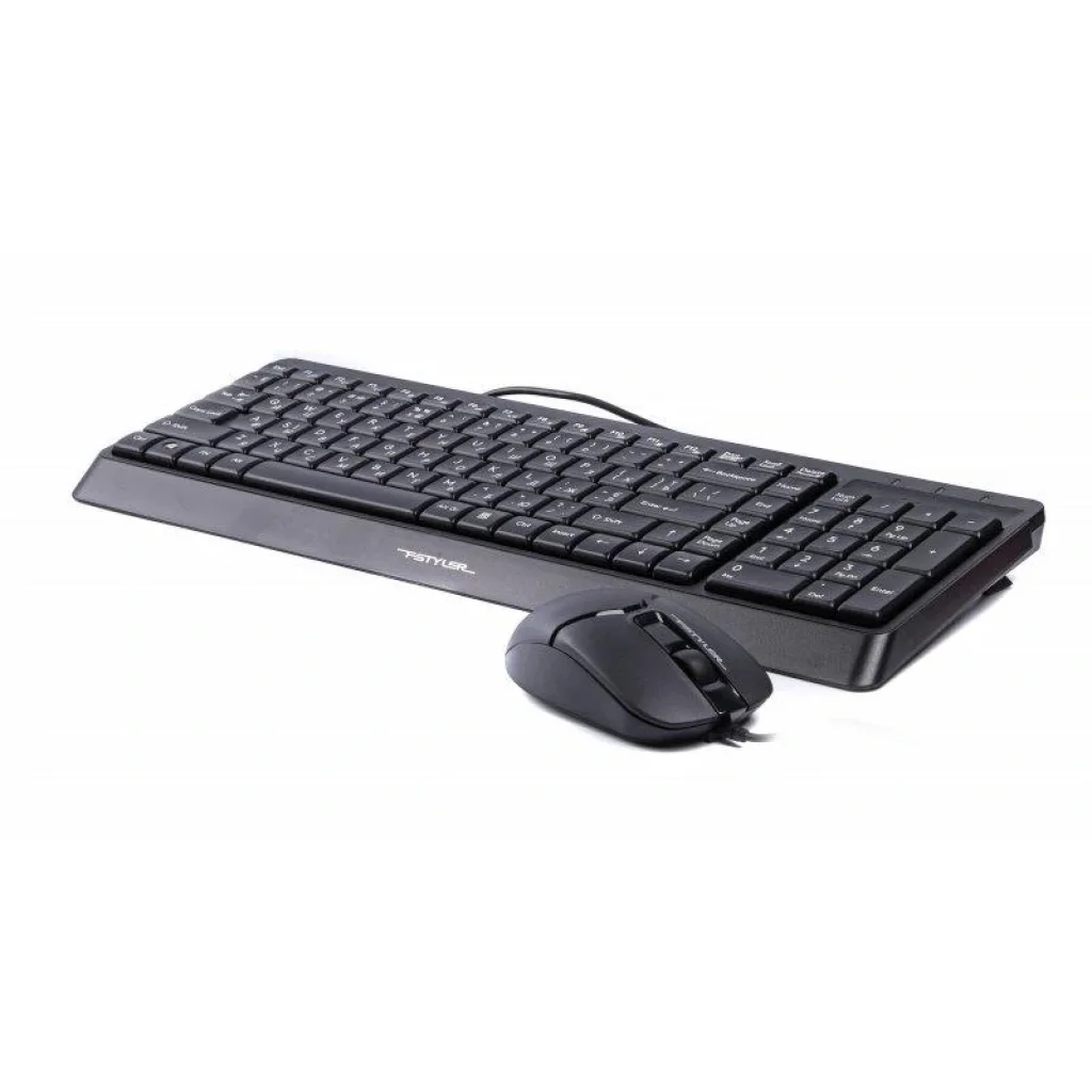 Комплект (клавиатура, мышь) A4Tech F1512 Black USB, F1512 (Black) UA
