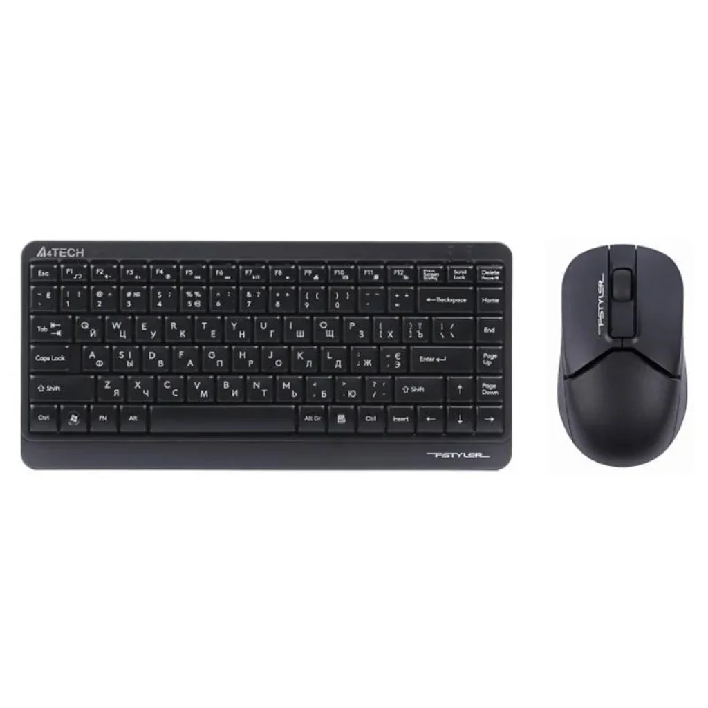 Комплект (клавиатура, мышь) беспроводной A4Tech FG1112 Black USB, FG1112 (Black) UA