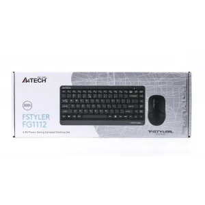 Комплект (клавиатура, мышь) беспроводной A4Tech FG1112 Black USB, FG1112 (Black) UA