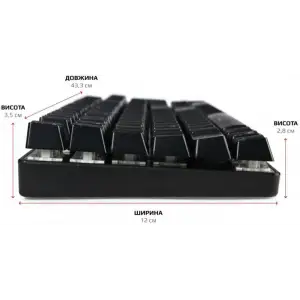 Комплект (клавиатура, мышь) Motospeed CK888 Outemu Red (mtck888mr) Silver/Black USB UA