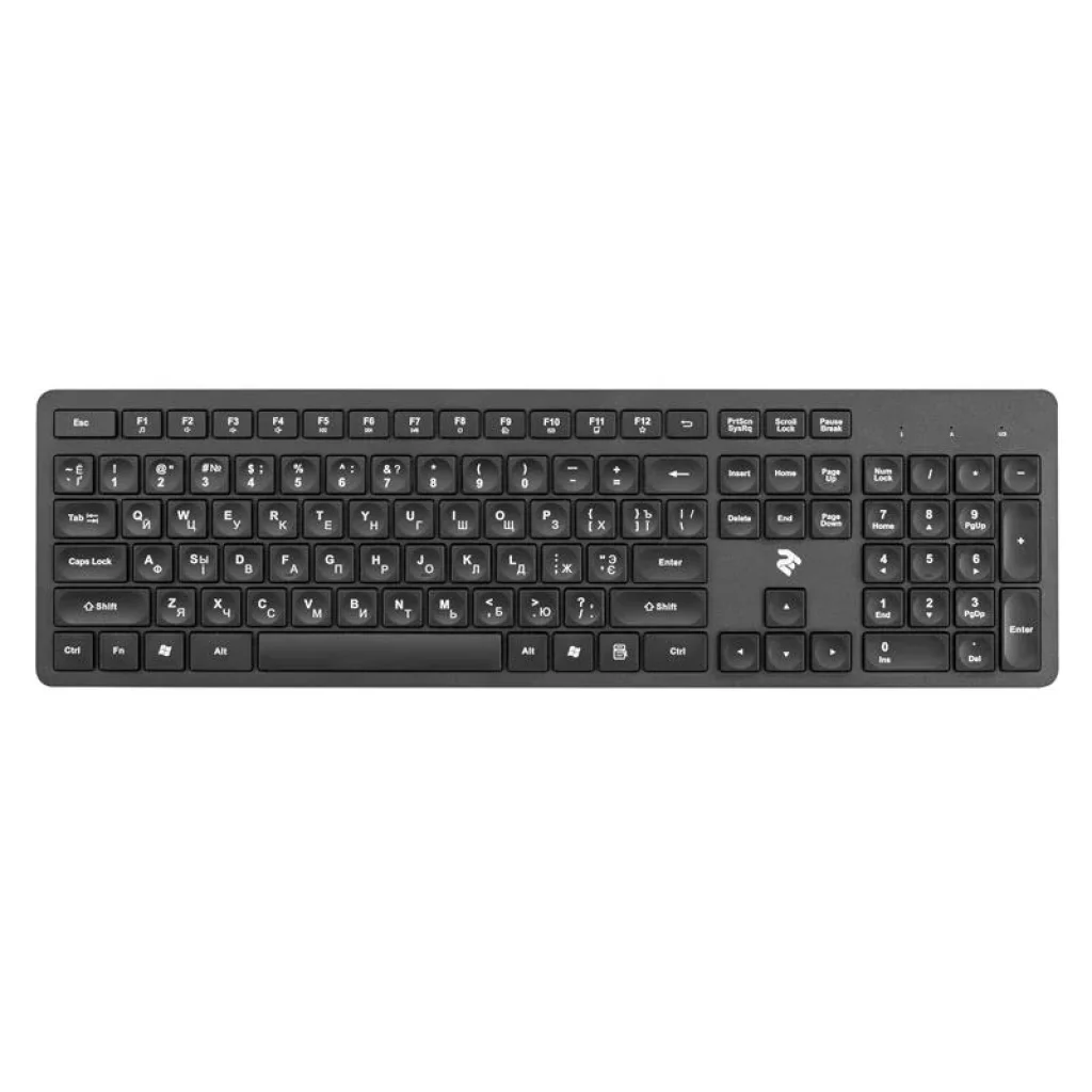 Комплект (клавіатура, миша) бездротовий 2E MK420 (2E-MK420WB) Black UA