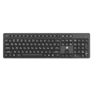Комплект (клавіатура, миша) бездротовий 2E MK420 (2E-MK420WB) Black UA