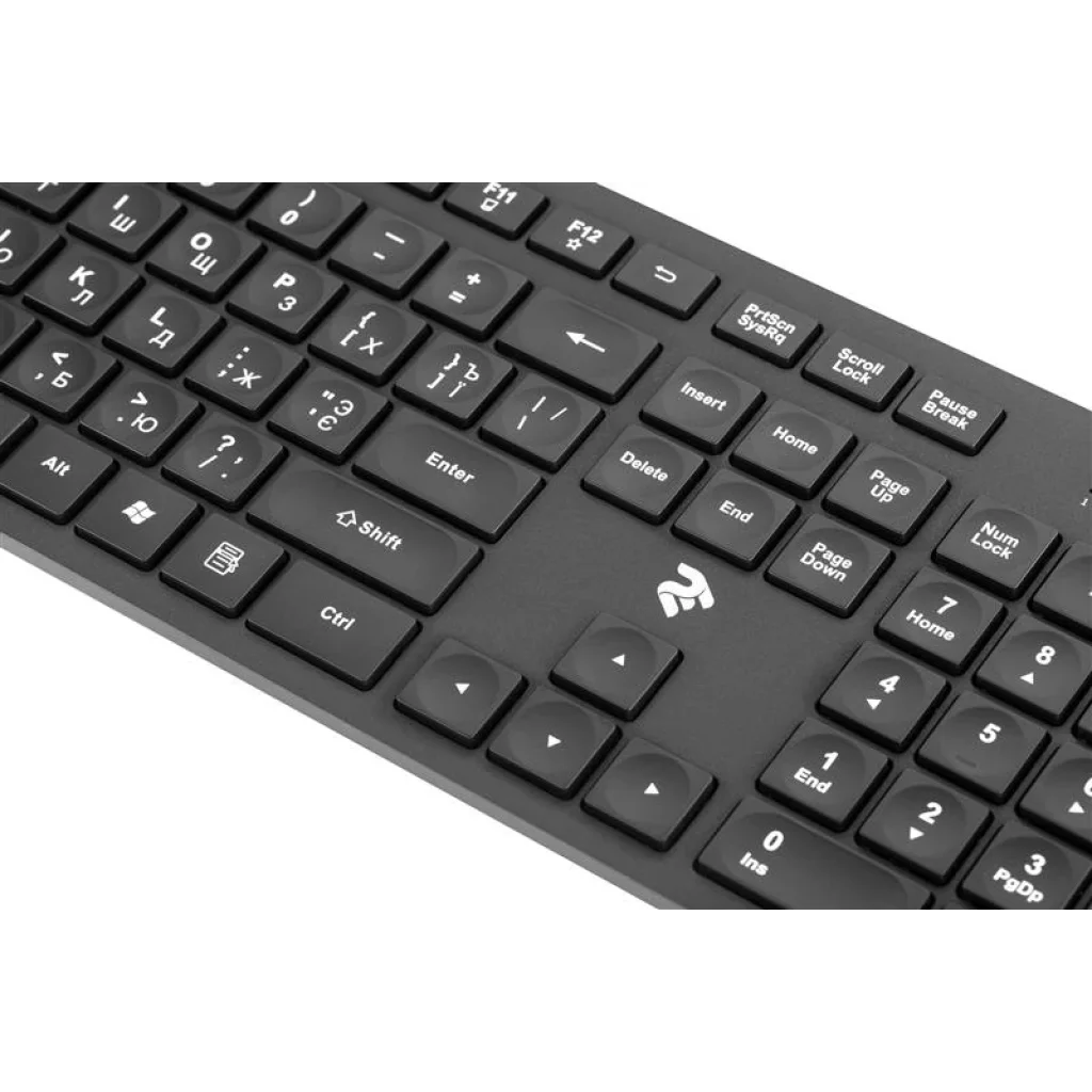 Комплект (клавіатура, миша) бездротовий 2E MK420 (2E-MK420WB) Black UA
