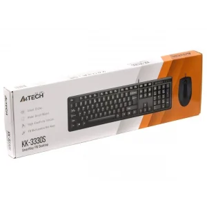 Комплект (клавіатура, миша) A4-Tech KK-3330S Black USB UA