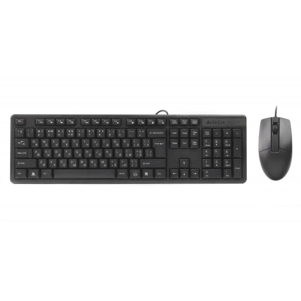 Комплект (клавиатура, мышь) A4-Tech KK-3330 Black USB UA