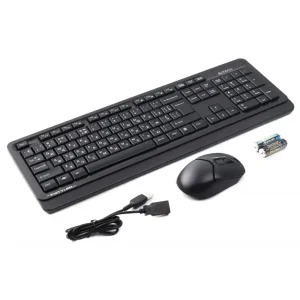 Комплект (клавиатура, мышь) беспроводной A4Tech FG1012 Black USB, FG1012 (Black) UA