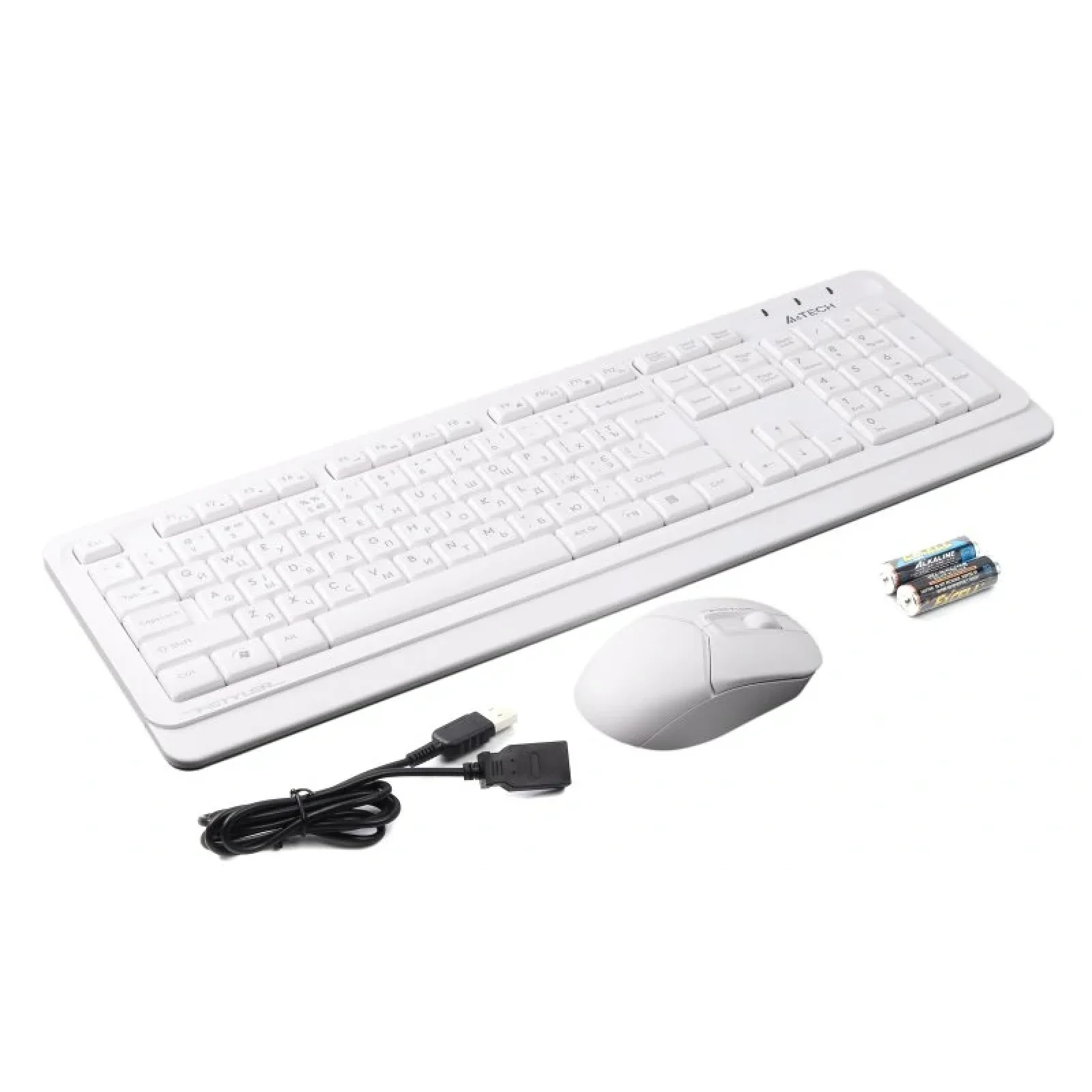 Комплект (клавіатура, миша) бездротовий A4Tech FG1012 White USB, FG1012 (White) UA
