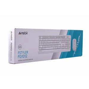 Комплект (клавіатура, миша) бездротовий A4Tech FG1012 White USB, FG1012 (White) UA
