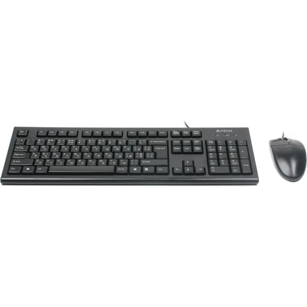 Комплект (клавіатура, миша) A4Tech KR-8520D Black USB UA