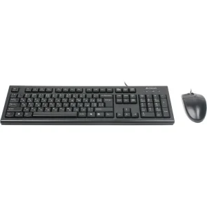 Комплект (клавіатура, миша) A4Tech KR-8520D Black USB UA