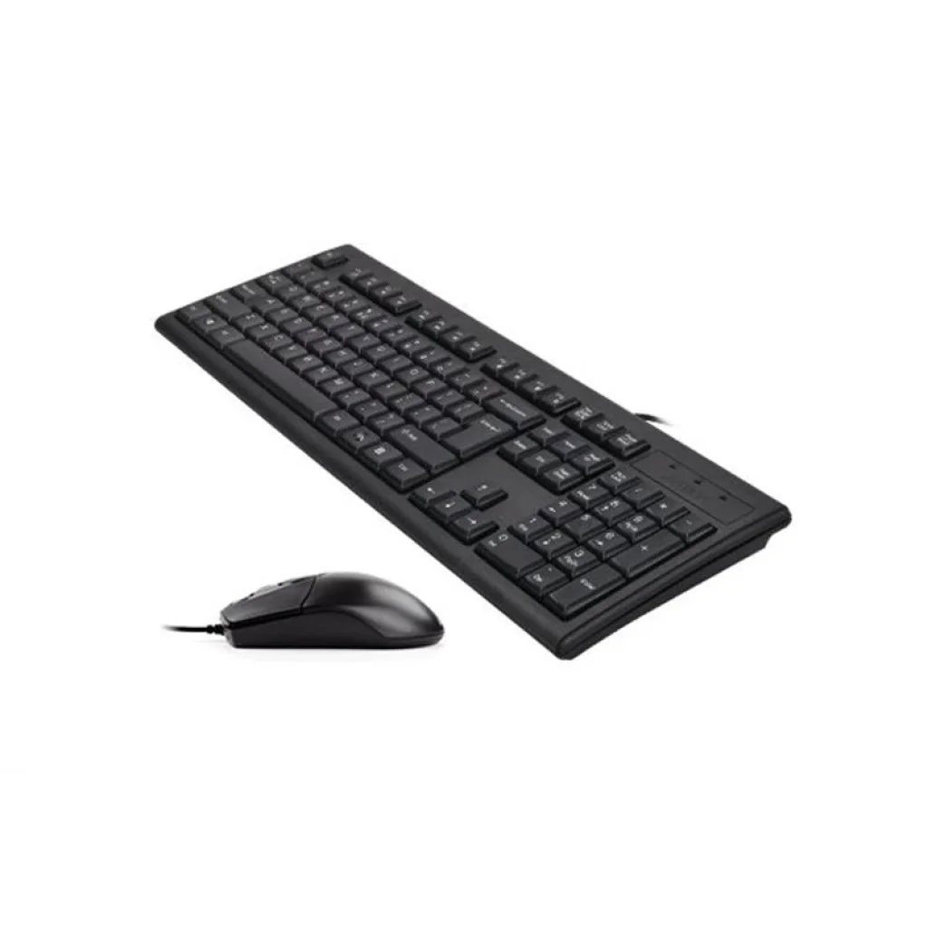 Комплект (клавіатура, миша) A4Tech KR-8372S Black, KR-8372S (Black) UA
