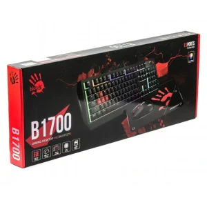 Комплект (клавіатура, миша) A4Tech B1700 Bloody Black, B1700 Bloody (Black) UA