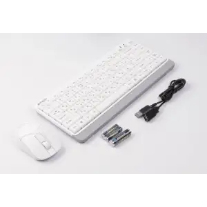Комплект (клавіатура, миша) бездротовий A4Tech FG1112S White USB, FG1112S (White) UA