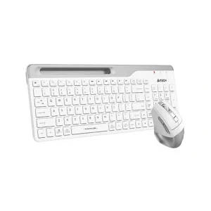 Комплект (клавиатура, мышь) беспроводной A4Tech FB2535C Icy White USB, FB2535C (Icy White) UA