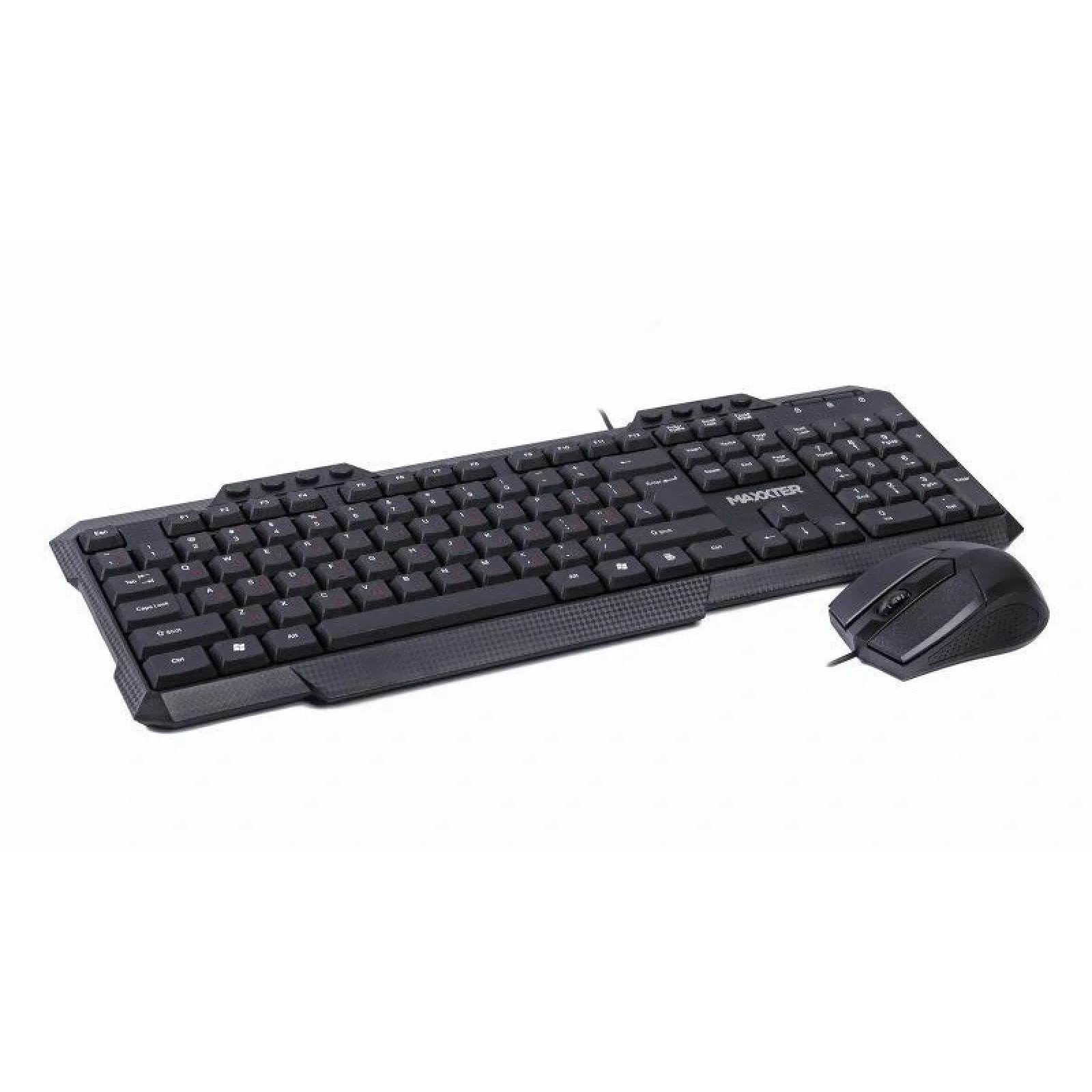 Комплект (клавиатура, мышь) Maxxter KMS-CM-02-UA Black UA