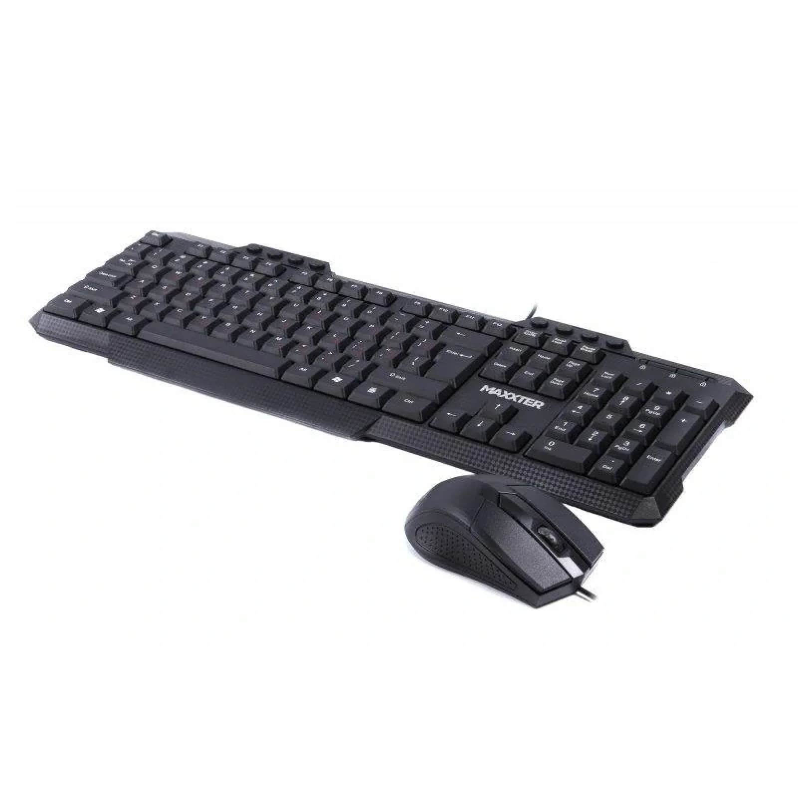 Комплект (клавиатура, мышь) Maxxter KMS-CM-02-UA Black UA