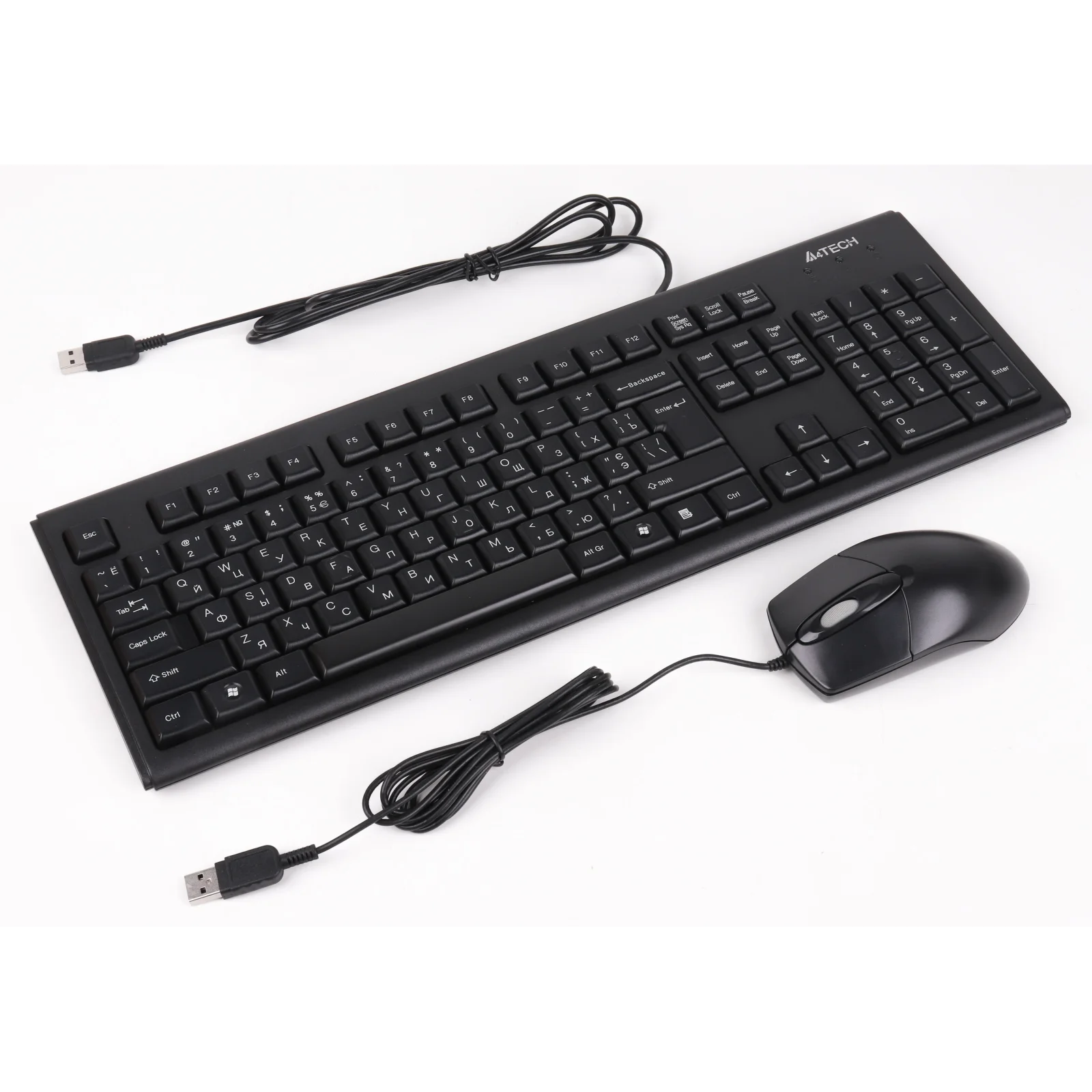 Комплект (клавиатура, мышь) A4Tech KR-8572 Black USB UA